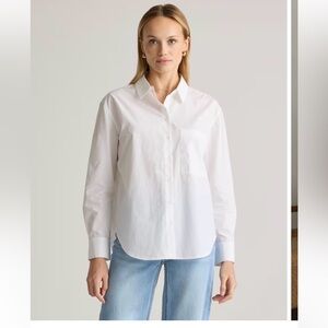 Quince 100% Organic Cotton Poplin Long Sleeve Boyfriend Shirt, NWT, Various